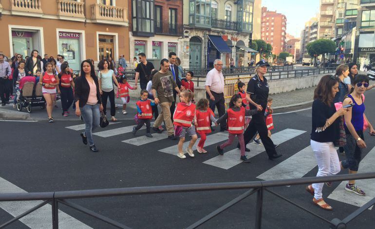 Alumnos del García Quintana estrenan el programa Camino Escolar Seguro