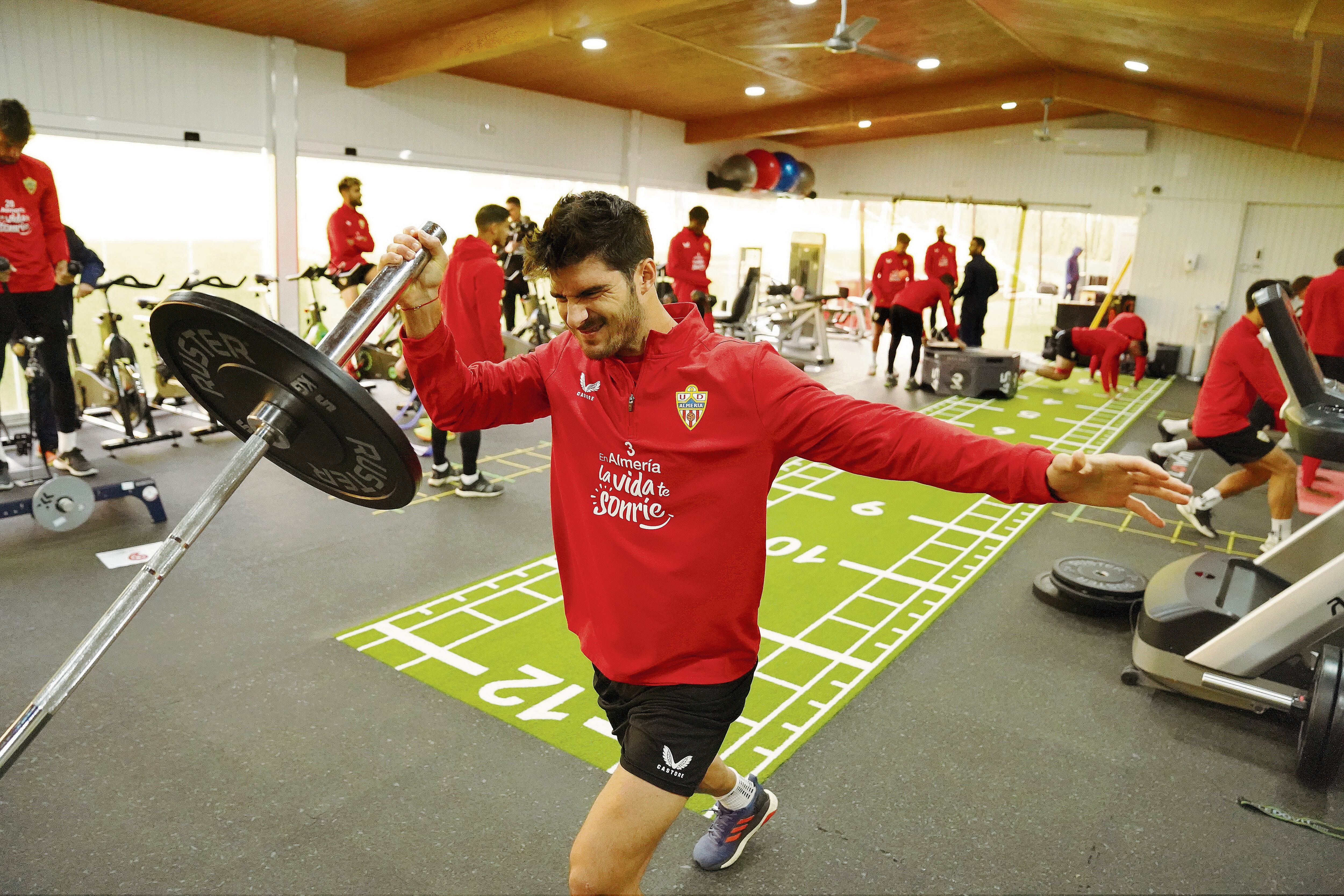 Gonzalo Melero es un jugador importantísimo en el Almería.