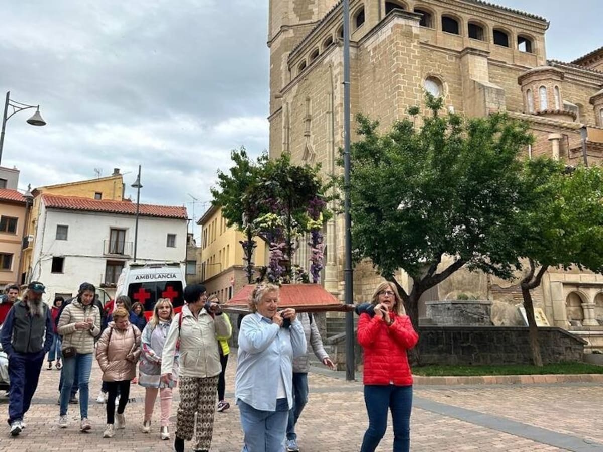 Binéfar celebra la romería a la ermita de Nuestra Señora del Romeral