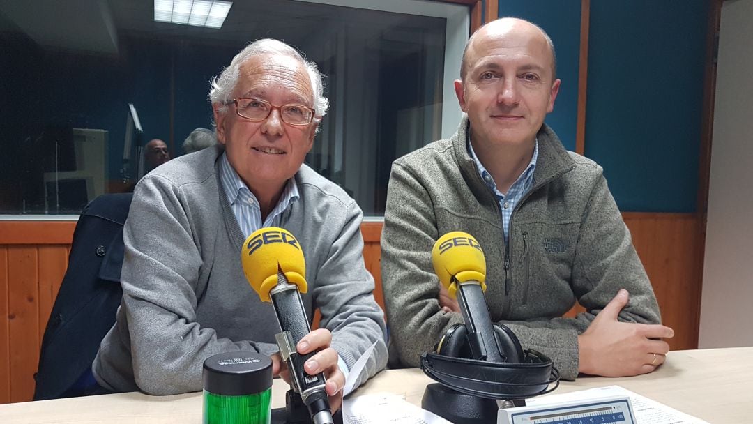 Manuel Garrido y Luis Marina en la tertulia de La Ventana de Cantabria 