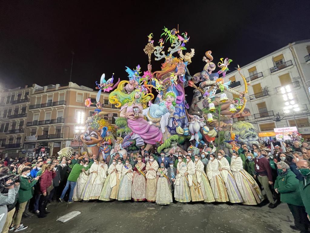 Falla Convento Jerusalén, mejor falla de València 2022. Fuente: propia