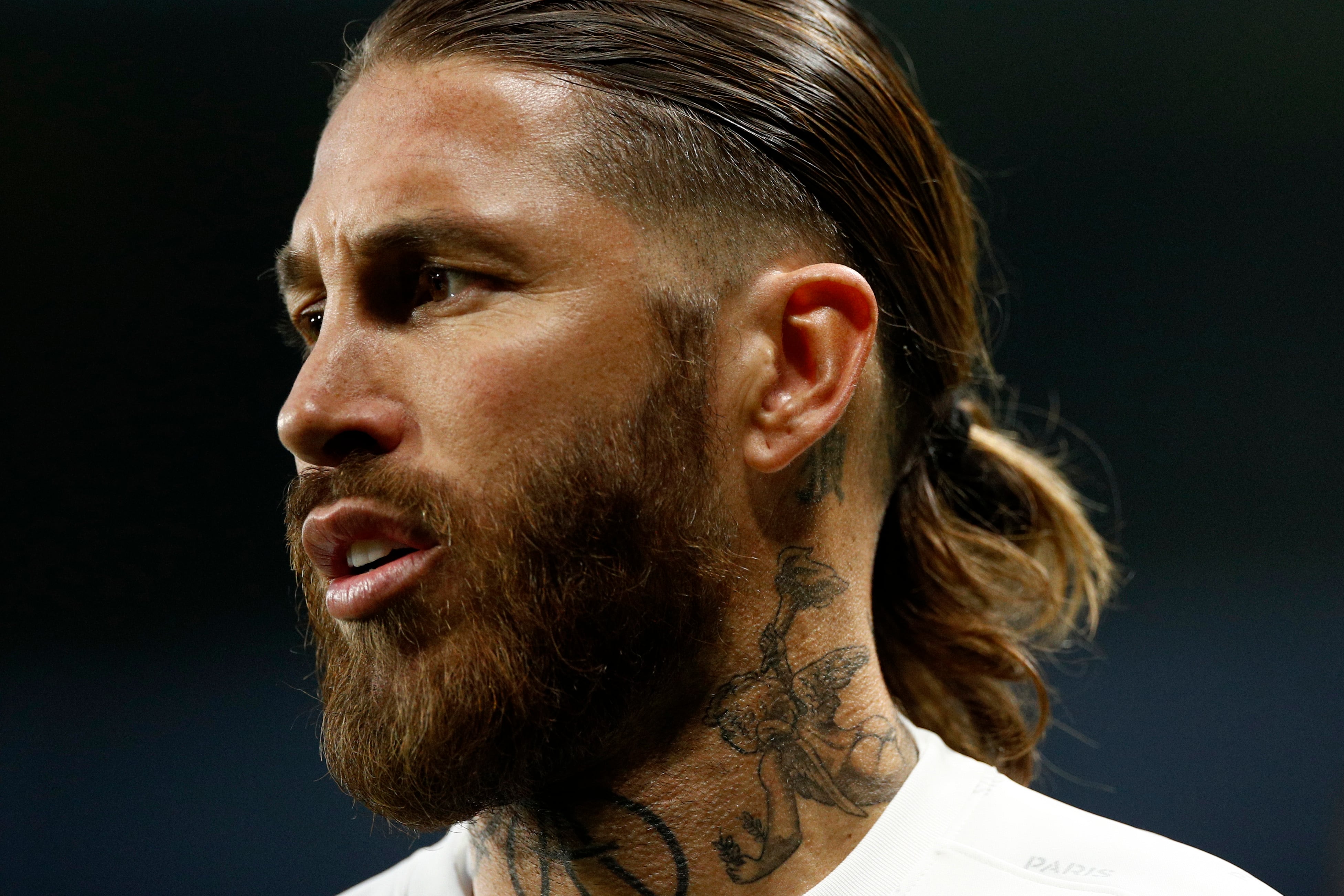 Sergio Ramos, durante un partido con el PSG