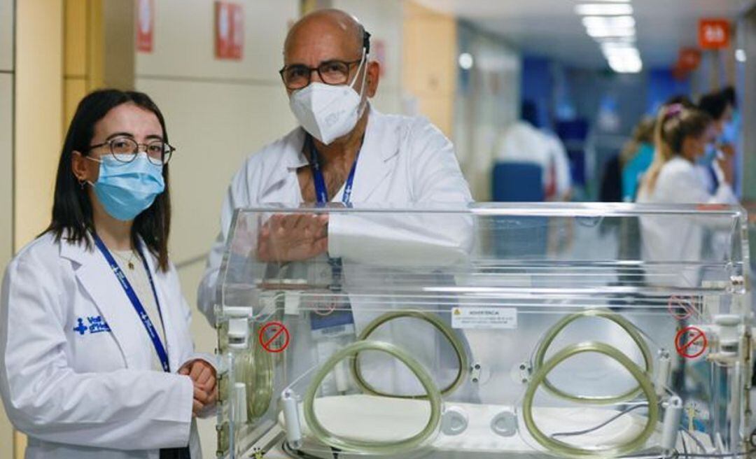 El reencuentro de Noelia Ruiz y Félix Castillo.