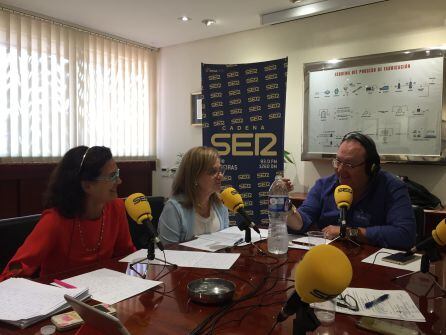 Carmen Janeiro y Cristina Espinel durante su participàción en el programa.