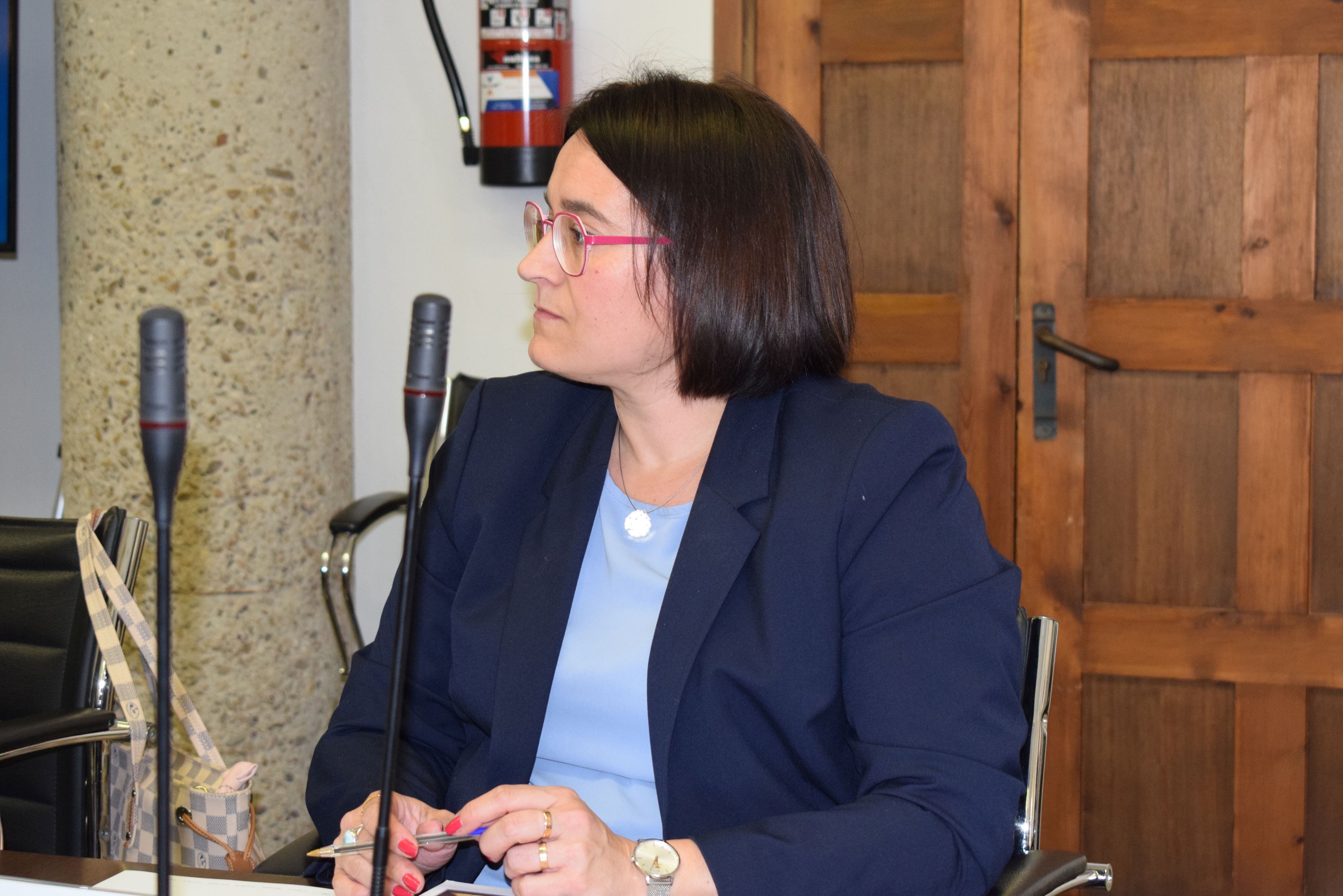 Patricia Rivera es la alcaldesa de Binéfar. Foto: Ayuntamiento de Binéfar