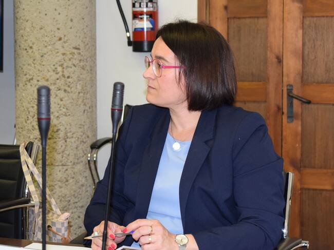 Patricia Rivera es la alcaldesa de Binéfar. Foto: Ayuntamiento de Binéfar