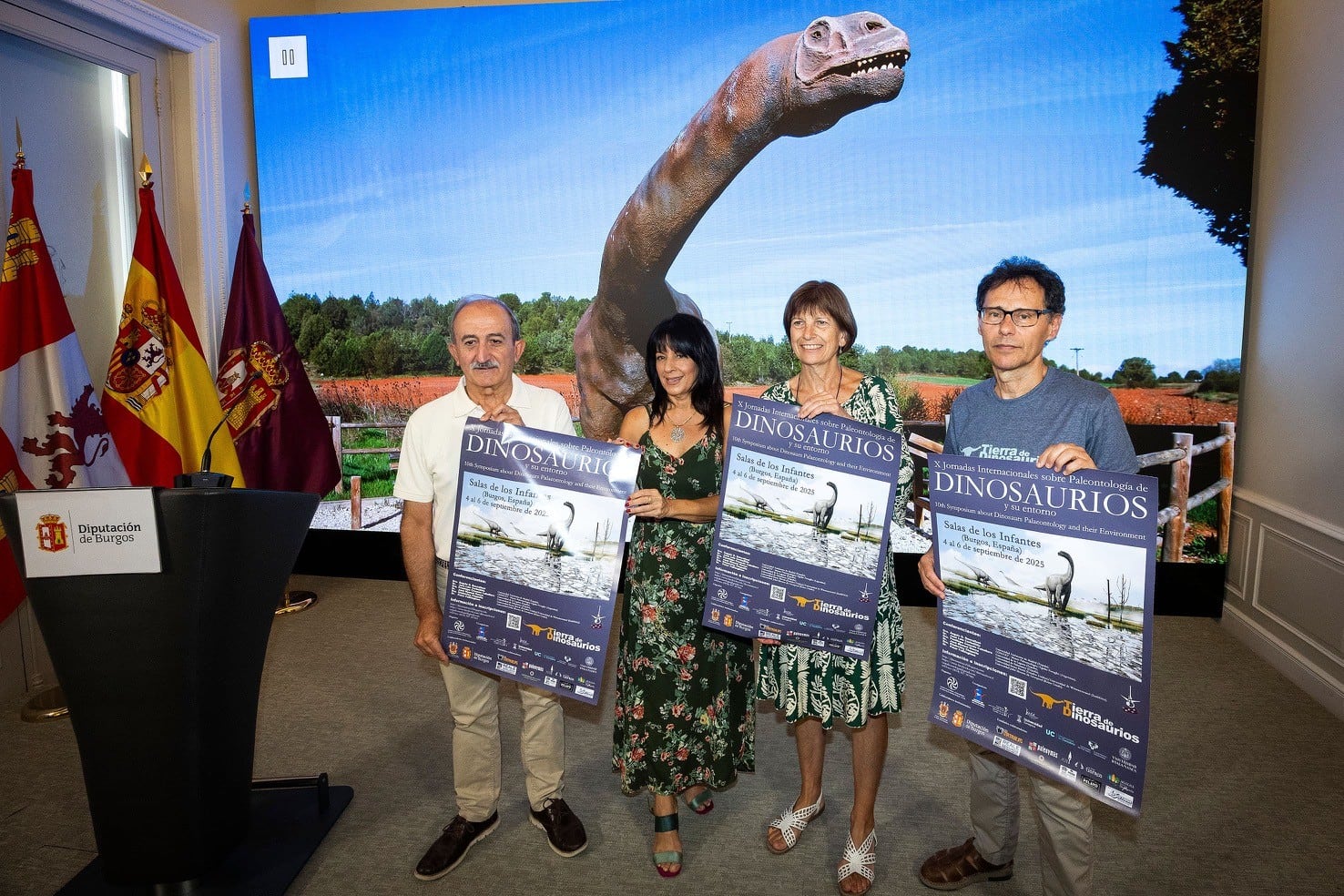Presentación de las X Jornadas Internacionales de Paleontología de los dinosaurios