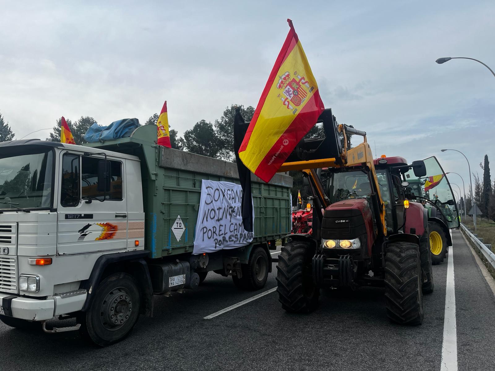 Protestas de agricultores en Toledo