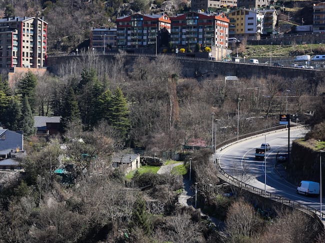 Imatge de la parcel·la que ha comprat el comú escaldenc i que dona accés a un dipòsit d'aigües termals