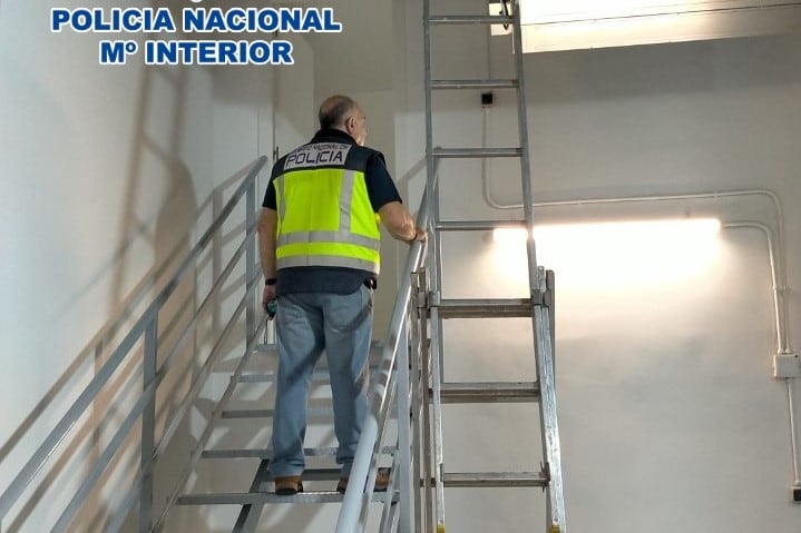 Lugar donde se produjo la caída del trabajador