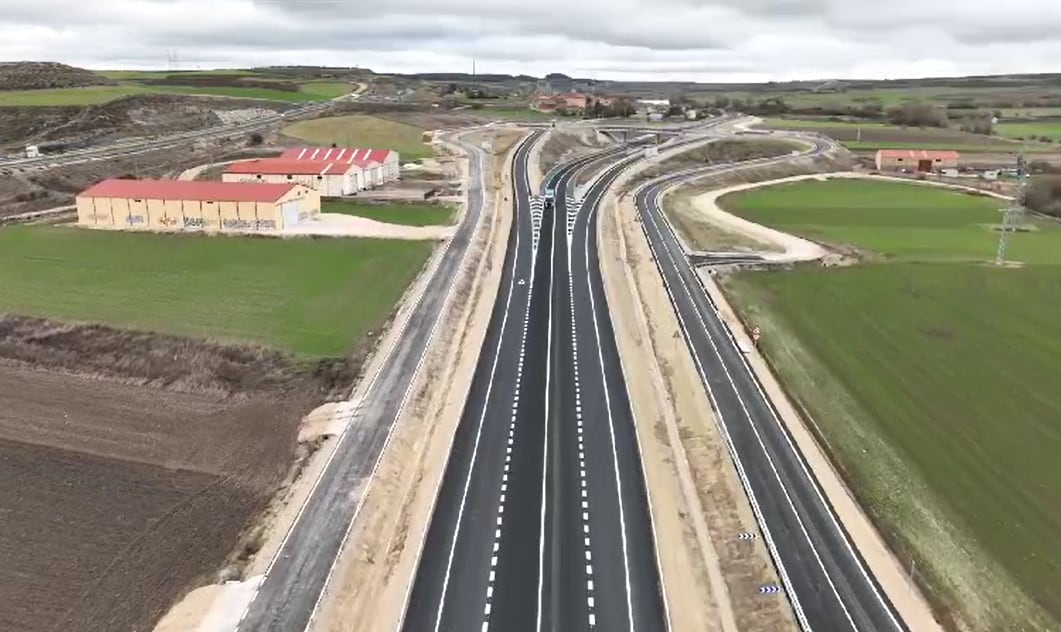 Se ponen en servicio un total de 15 km de nuevos viales situados en los municipios de Rubena y Quintanapalla