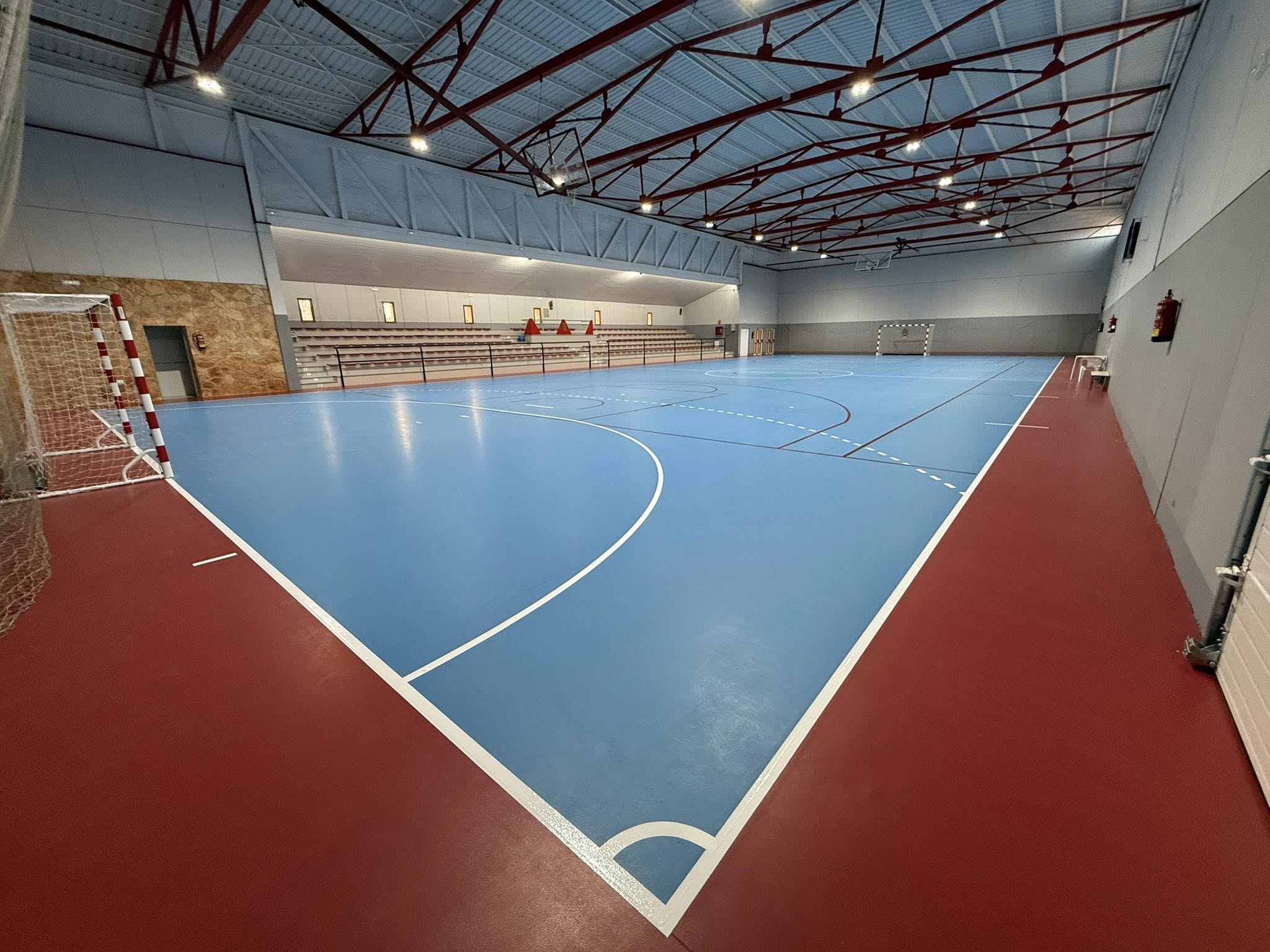 Pabellón Municipal renovado de La Alberca de Záncara