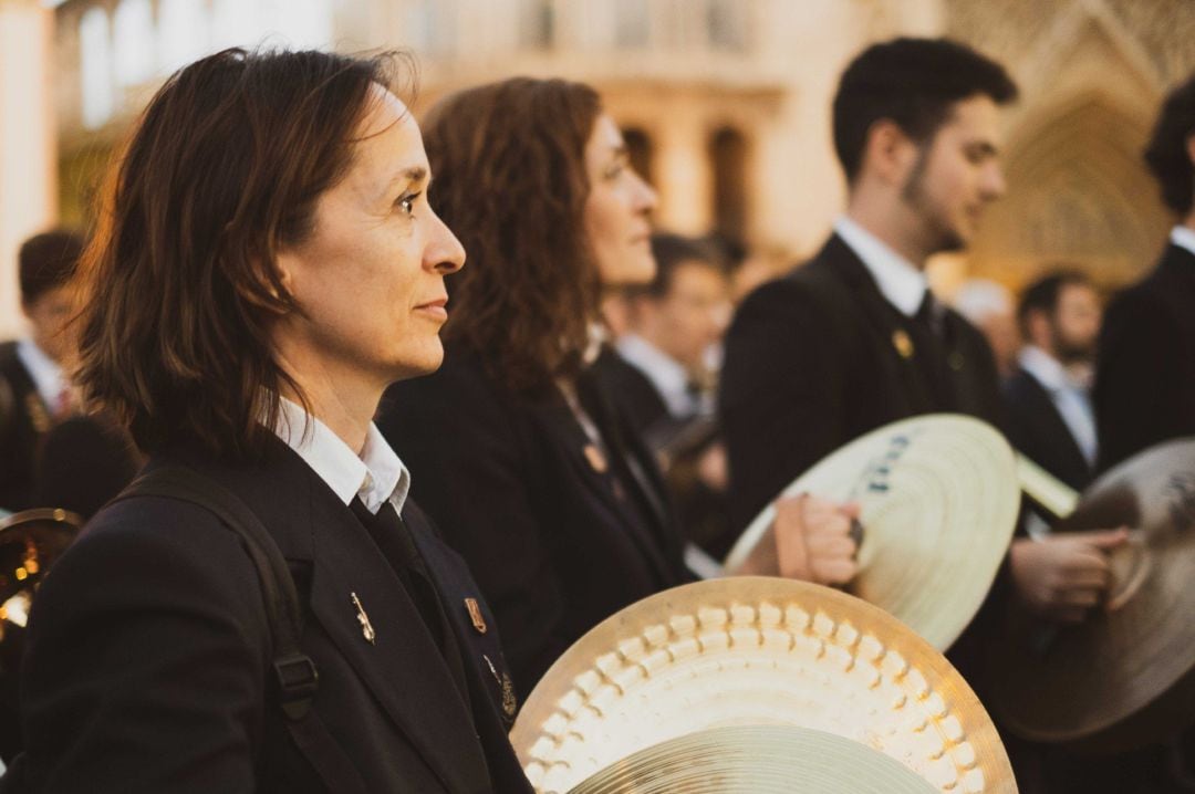 Archivo - Músicos participando en la convocatoria por el Día de Santa Cecilia