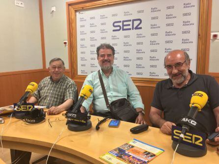 De izda. a dcha.: Alberto Saiz, Pepe Roldán y Paco Gosálvez