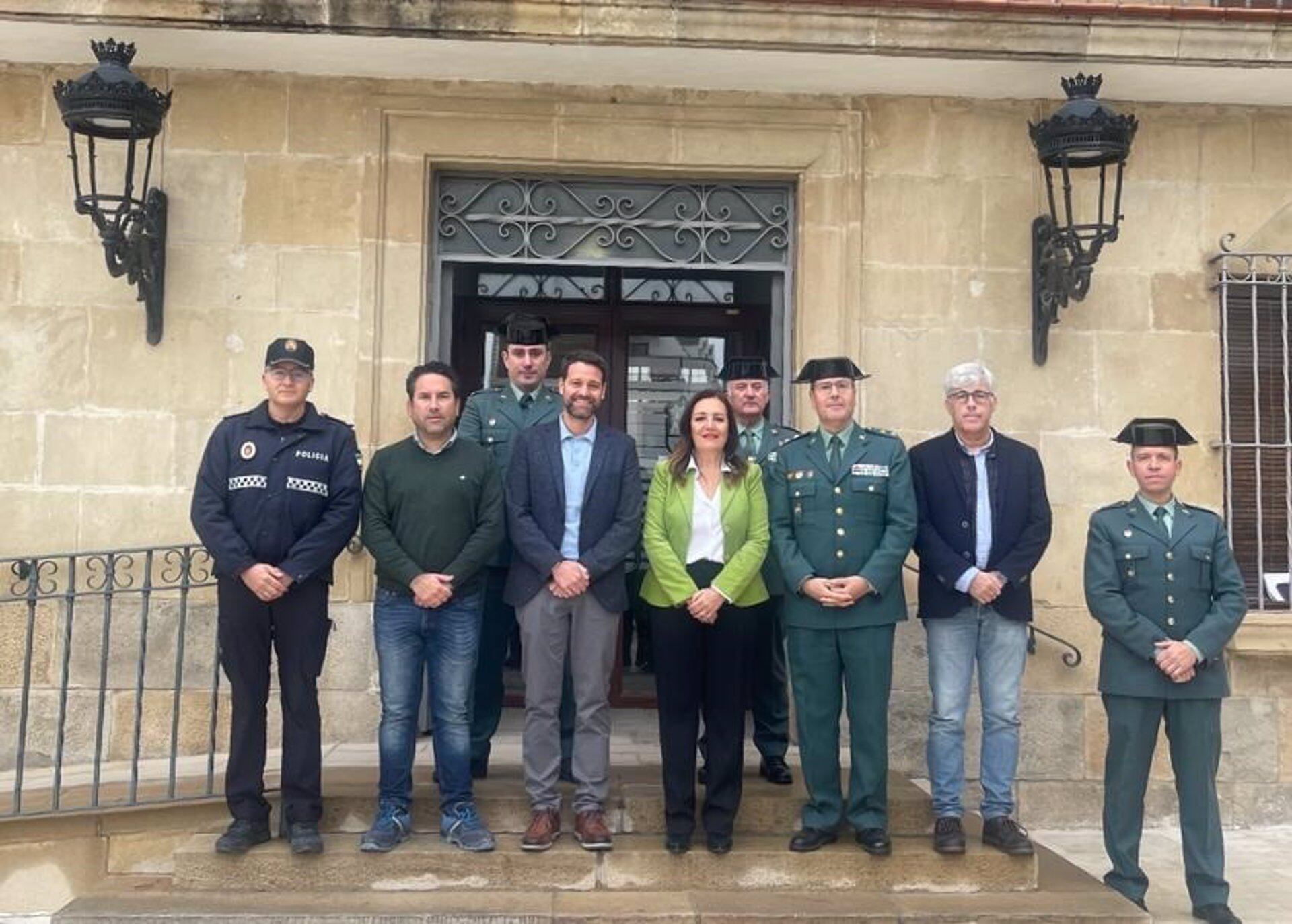 Participantes en la Junta Local de Seguridad