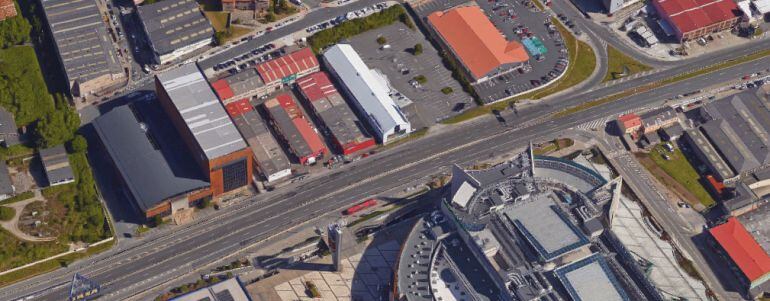 Tramo entre Marineda City y la Grela