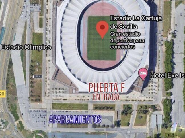 Plano de acceso para las personas citadas a la vacunación