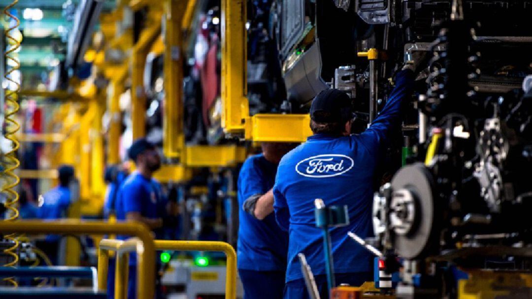 Planta de motores en la Factoría de Ford Almussafes. Foto de archivo