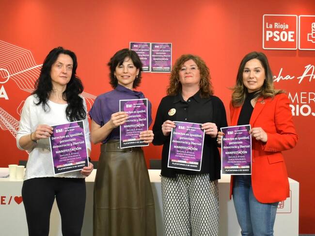 La Plataforma 8 de Marzo ha presentado la convocatoria para este año en Logroño.