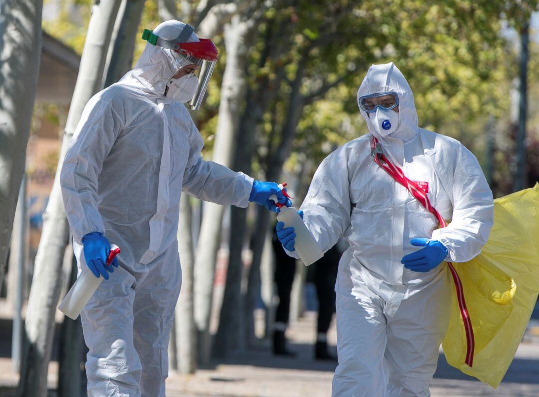 Labores de desinfección