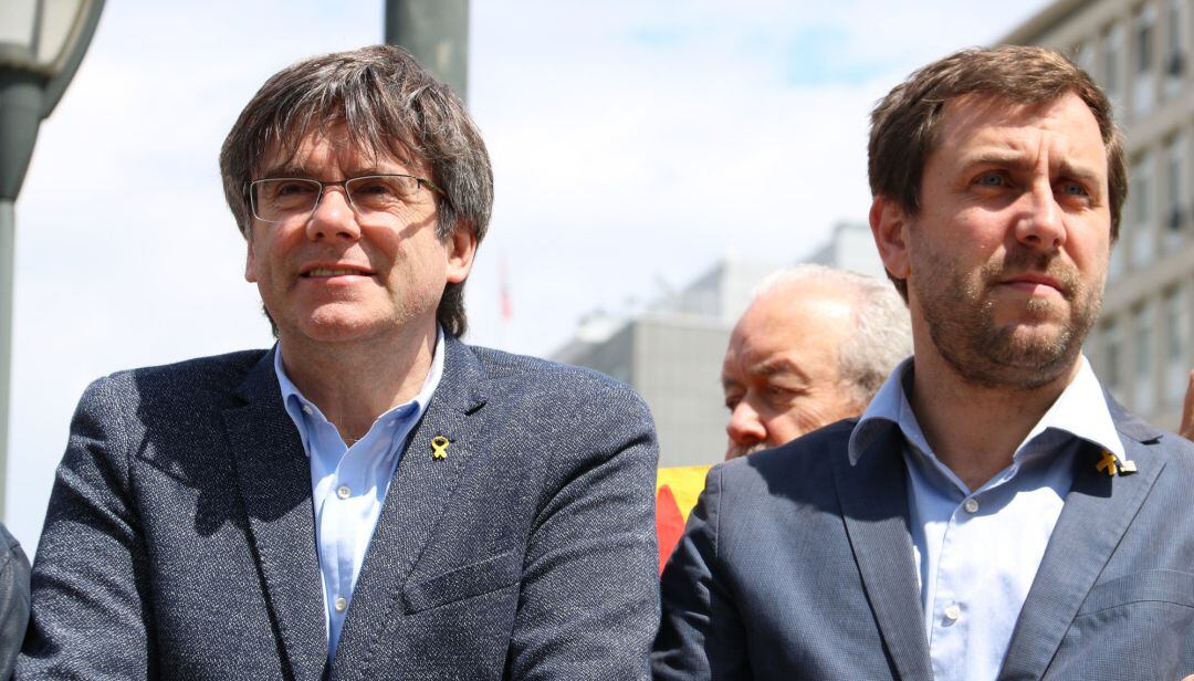 Puigdemont y Comín en una imagen de archivo