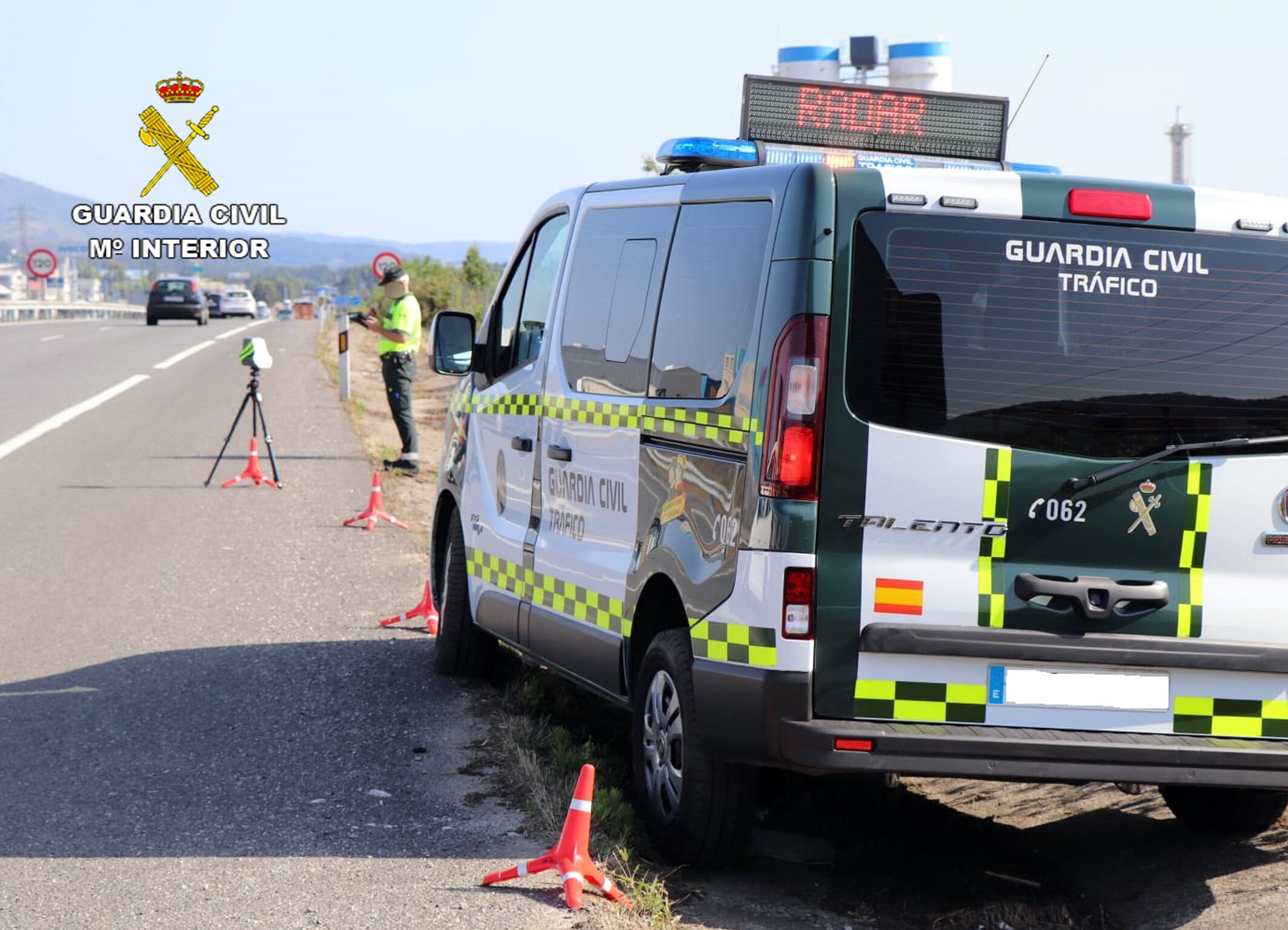 La Guardia Civil investiga a un conductor