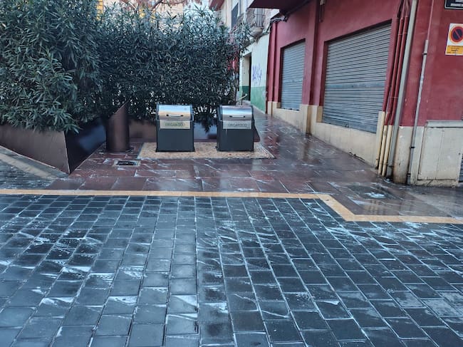 Limpieza en la zona centro