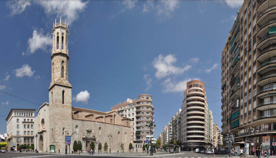 Plaza de San Agustín, València, en la actualidad