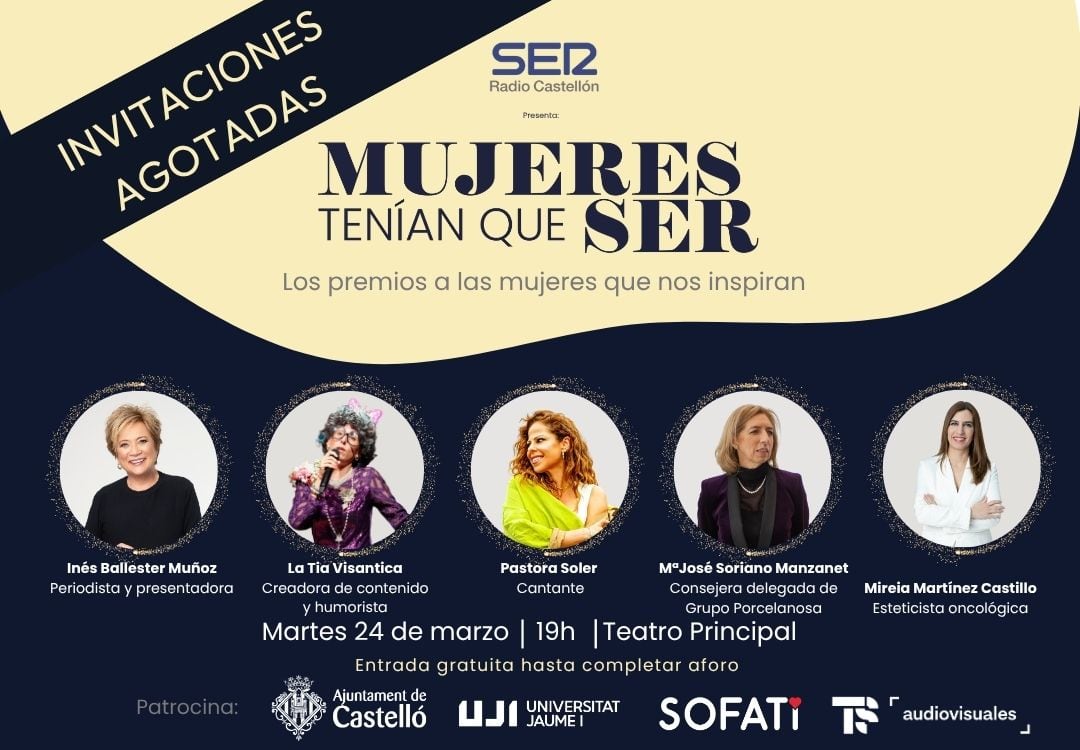 Invitaciones agotadas para 'Mujeres Tenían que SER'