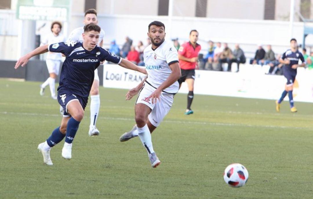 Un momento del partido.