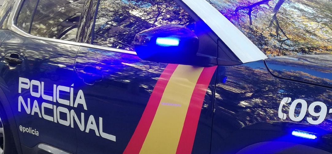 Un coche de la Policía Nacional de servicio