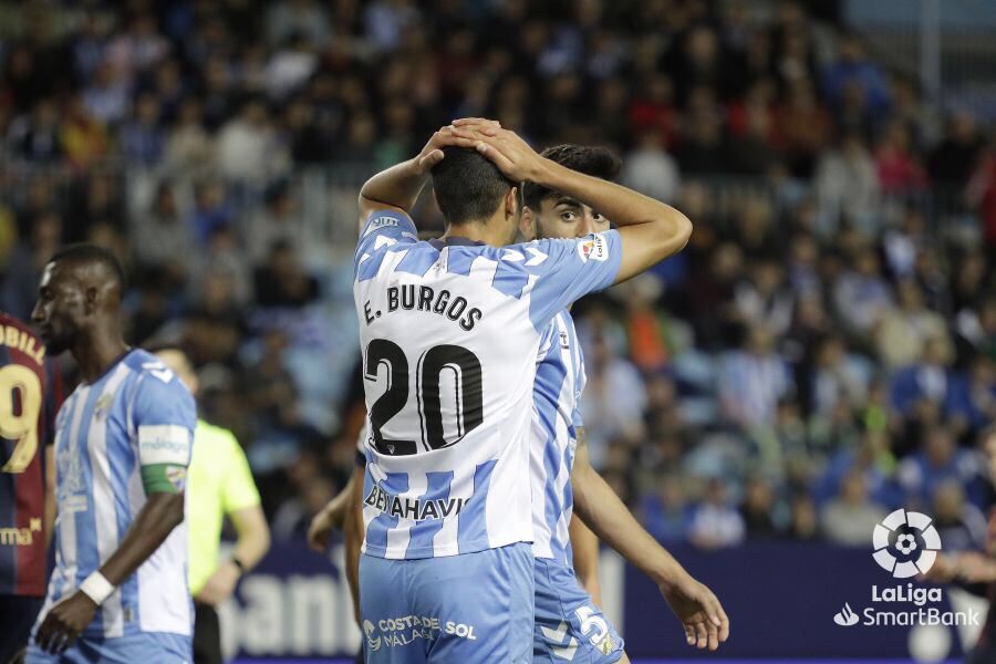 El Málaga se enfrentó al Levante en la trigésima segunda jornada de LaLiga SmartBank en el estadio de La Rosaleda