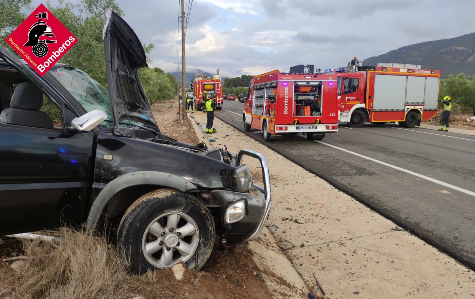 Imagen del accidente