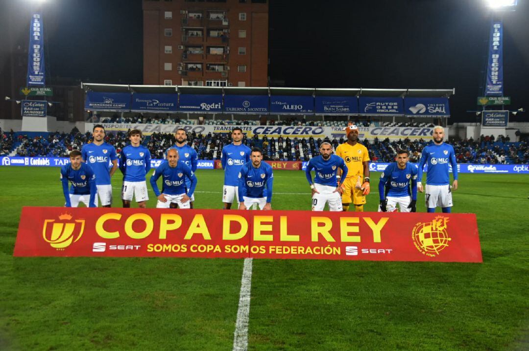 Once inicial del equipo azulillo en la segunda ronda copera