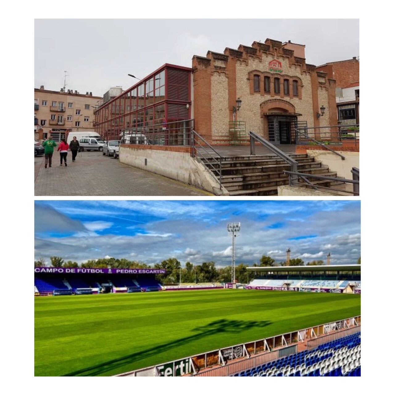 Mercado Abastos y Campo de fútbol Pedro Escartín/Fotos SER GU