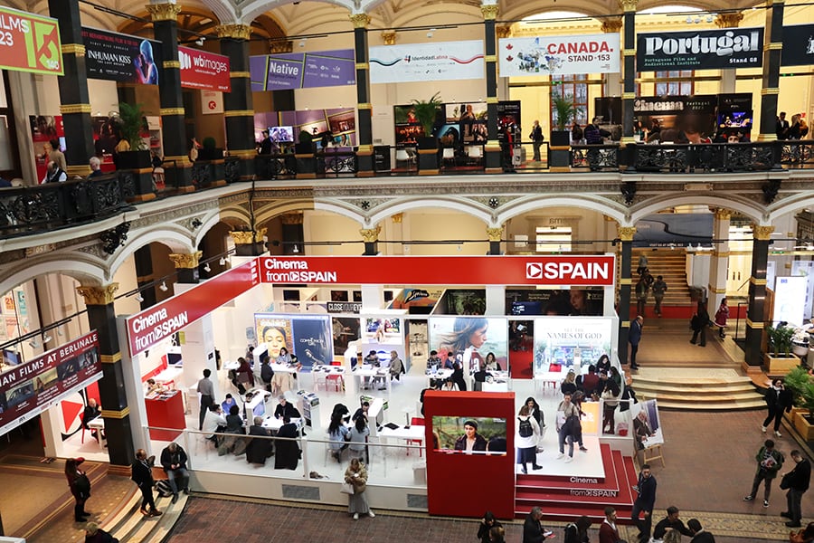 Foto del mercado en Berlinale