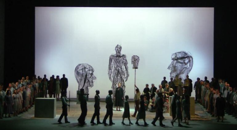 Un momento de la representación de &#039;Nabucco&#039; en el Liceo