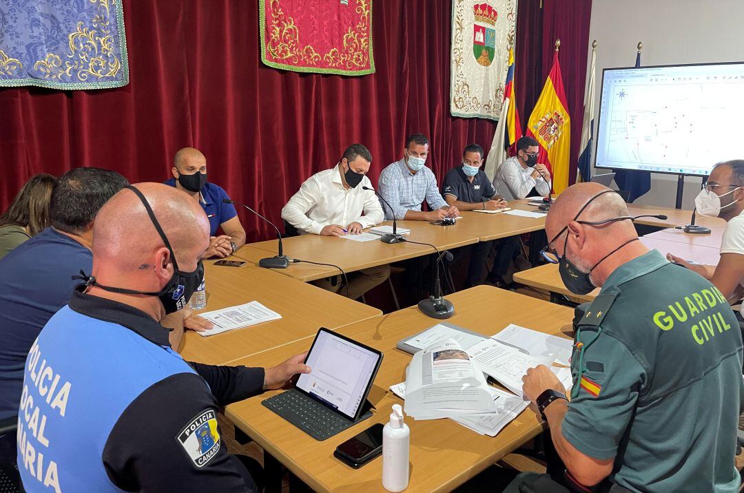 Junta de seguridad de la prueba.