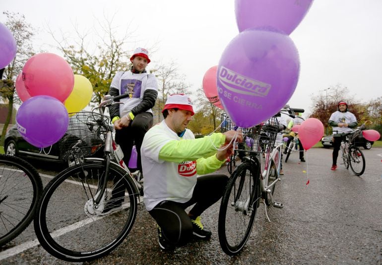 Bicicletada de los trabajadores de Dulciora