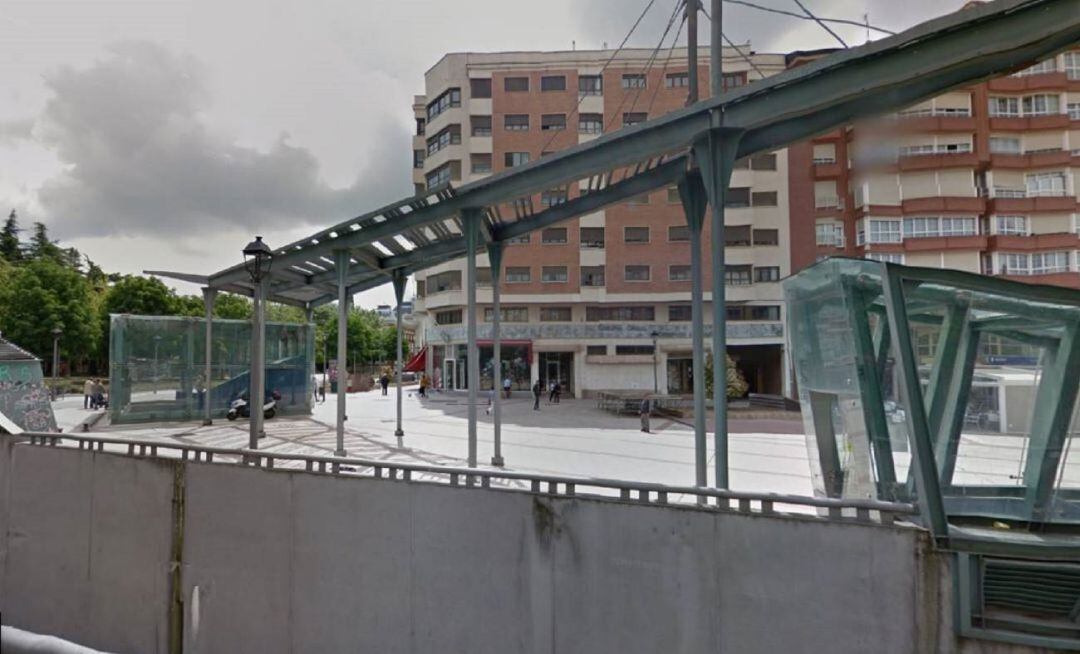 Zona en la que se ubica la Cámara de Comercio de Palencia