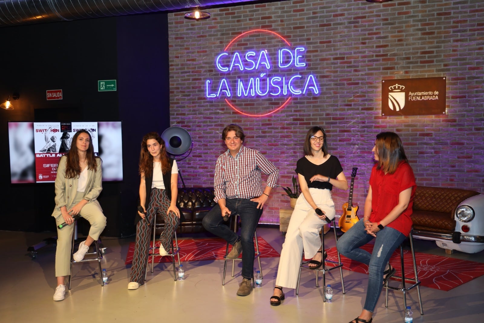 El alcalde de Fuenlabrada, Javier Ayala en la presentación del Festival de Danza Urbana, &#039;Switch on Madrid&#039;, que se realizará en la ciudad.