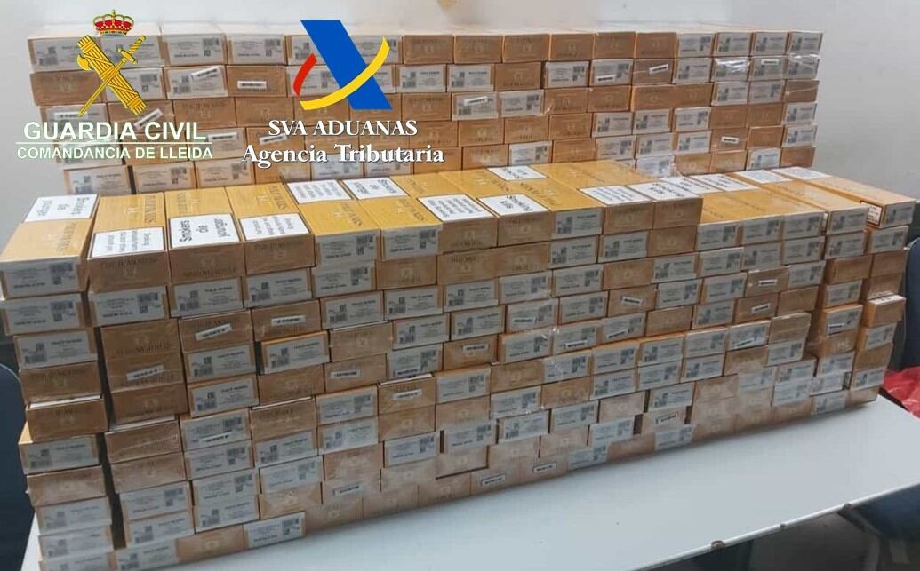La Guàrdia Civil ha comissat tabac per valor de 22.000 euros
