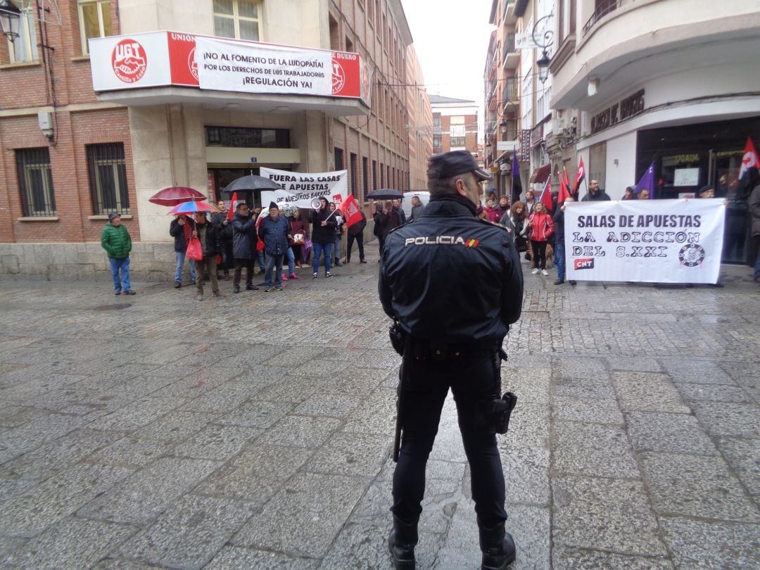 Imagen de las protestas que originaron el Congresio del Juego