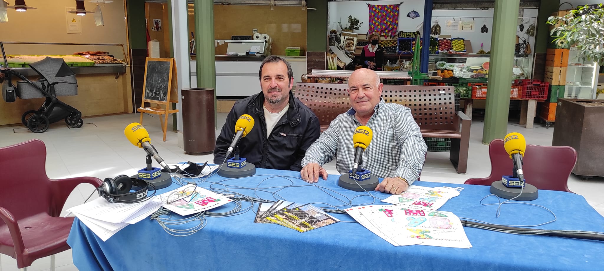 Hoy por Hoy desde Alhama de Murcia. Miguel Meroño y José Baños, cronista Oficial del Alhama de Murcia