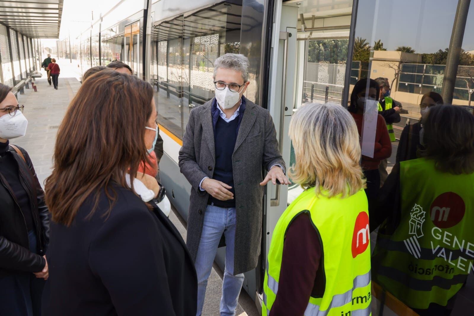 La Generalitat inicia el periodo de pruebas técnicas de la Línea 10 de Metrovalencia con la llegada del primer tranvía