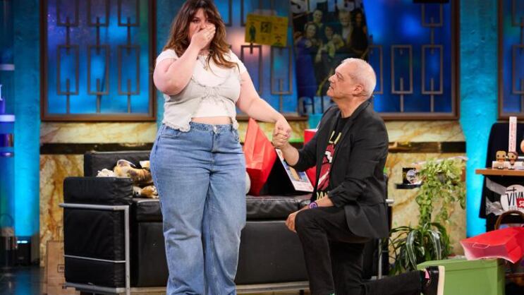 Ramón García y Lalachus presentando el 'El Grand Prix del verano'.