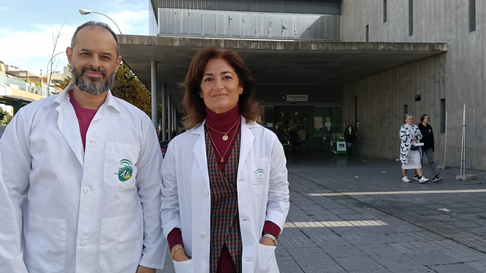 Pedro Jiménez e Inmaculada Romero, del Sindicato Médico en Córdoba