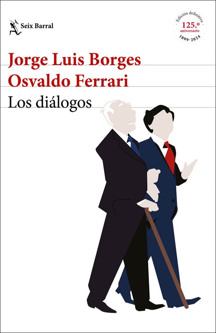 Cubierta de &#039;Los diálogos&#039;, de Jorge Luis Borges y Osvaldo Ferrari