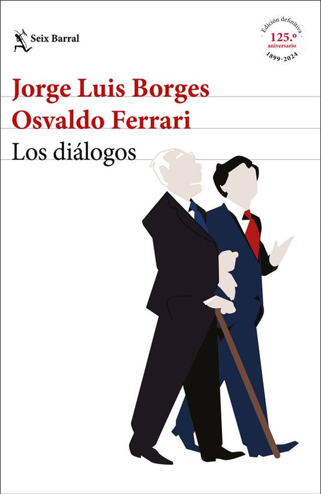 Cubierta de 'Los diálogos', de Jorge Luis Borges y Osvaldo Ferrari