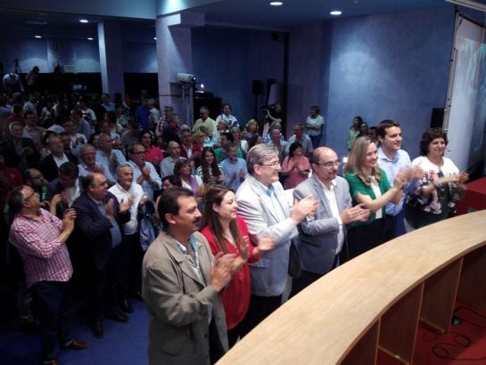 Noche electoral en la sede del PSOE Aragón